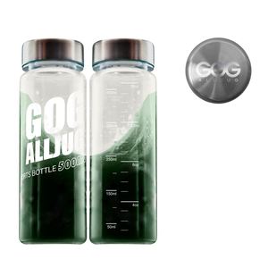 Botella de Agua Deportiva Tritan de 350 ml/500 ml con Logotipo Personalizado, Tapa de Acero Inoxidable, Libre de BPA, Transparente, para Gimnasio y Jugos - Product Image 4