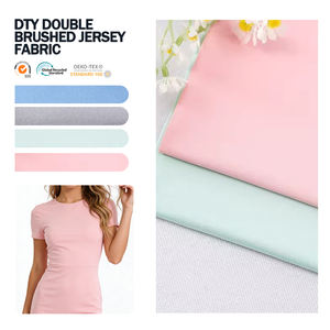 Tela de Poliéster DBP de Doble Cepillado de Primera Calidad, Tela Lisa de Poliéster para Ropa y Prendas de Vestir - Product Image 1