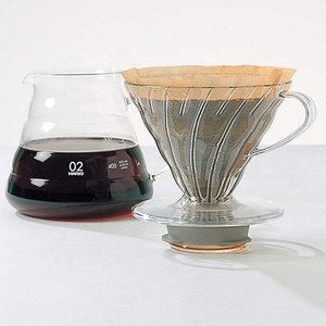 Cafeteira de Vidro Transparente Elegante, de Borossilicato de Alta Qualidade, Ecológica, Feita à Mão, Soprada à Boca, Estilo Americano, 400ml Cloud - Product Image 6