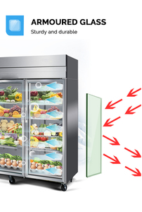 Refrigerador Vertical Comercial de Alta Calidad Highbright con Puerta de Vidrio y Enfriamiento por Aire, Eficiencia Energética de 5 Estrellas para Supermercado - Product Image 6
