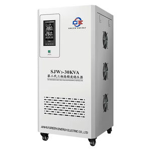 Regulador Automático de Voltaje de la Serie SJW Trifásico de 10KVA, 20KVA, 30KVA, 380V, Sin Contacto, con Pantalla LCD - Product Image 2