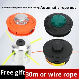 Tête de débroussailleuse électrique universelle orange, brosse à corde, désherbeur, pas de démontage requis, ensemble d'accessoires durables - Product Image 5