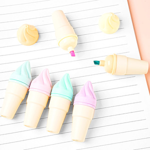 Stylos fluorescents miniatures personnalisés au design de crème glacée sucrée pour la collection de papeterie et les besoins d'écriture quotidiens - Product Image 3