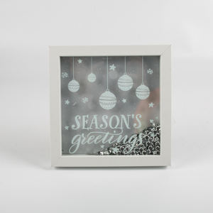 Caja de Sombra 3D de Madera Profunda, Diseño Creativo Más Popular al por Mayor, 4x6 Pulgadas, Invierno Encantado Blanco, para Niños - Product Image 5