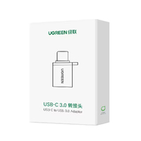 Adaptateur UGREEN US270 USB-C vers USB, adaptateur OTG, adaptateur USB-C mâle vers USB 3.0 femelle, prend en charge le transfert de données et la charge
