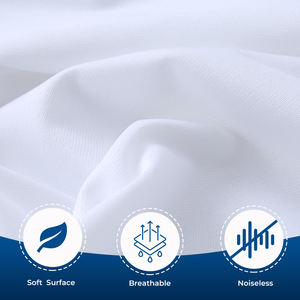 Protecteur de <span class=keywords><strong>matelas</strong></span> imperméable en bambou tricoté de qualité supérieure, 140 g/m², résistant aux taches, respirant, pour la famille - Product Image 5