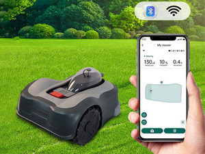 เครื่องตัดหญ้าอัจฉริยะอุตสาหกรรม N2000 ระบบนำทาง RTK GPS ปรับความสูงการตัดได้ 90 มม. หุ่นยนต์ตัดหญ้าประสิทธิภาพสูง รุ่น 11 ขายตรง - Product Image 6