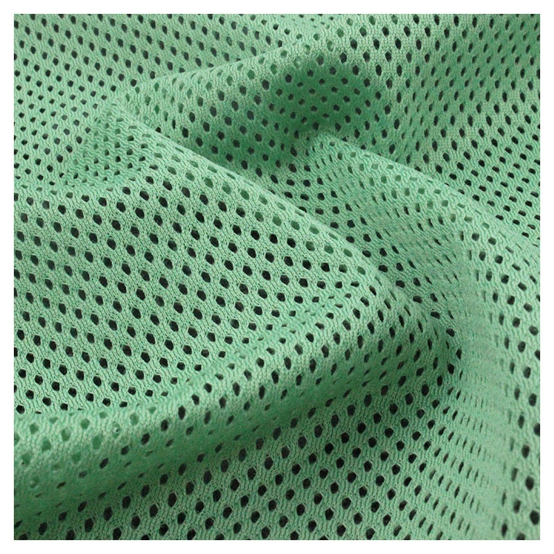 Manufacturer Heavy Duty Small Eyes 100% Brushed Polyester Mesh Fabric for Sports Caps