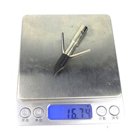 Flèche en acier de 8 mm pour tir à l'arc, chasse et pêche, avec pointe de flèche en acier, accessoires de tir à l'arc, 280 grains