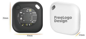 Localizador inteligente Buscador de niños y rastreador de mascotas Etiqueta de equipaje Impermeable IP67 Material de goma y silicona Compatible con Find My IOS - Product Image 2