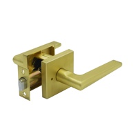 Serrure à levier haute sécurité antivol d'urgence robuste en alliage de zinc durable pour poignée de porte d'hôtel et cylindre, adaptée à divers environnements