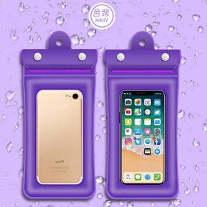 Funda Universal Impermeable para Teléfono Móvil de PU con Cordón, Diseño Flotante Simple, Accesorio para Teléfono Móvil para Deportes Acuáticos y Snorkel - Product Image 4