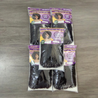 Cheveux synthétiques souples de 12 pouces, style Afro Kinky Bulk, pour tresses Afro Twist, cheveux noirs pour crochet, tresses africaines Box Braids Afro Kinky pour torsades