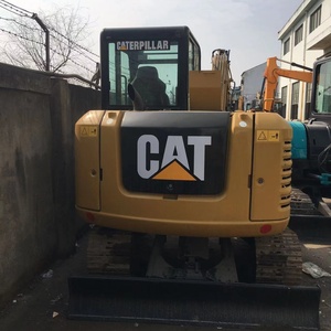 Mini-excavatrice CAT 305.5E, équipement de construction, jaune, sur chenilles - Product Image 3