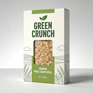 Individuell Bedruckte Zusammenklappbare Aufbewahrungsbox für Lebensmittelverpackungen Getreide-Einzelhandels-Kartonschachteln für Müsli im Großhandel - Product Image 4