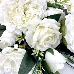 Gran oferta de fábrica, arbusto de <span class=keywords><strong>flores</strong></span> funerarias mixtas de 62cm, <span class=keywords><strong>flores</strong></span> artificiales para Arreglo de cementerio, <span class=keywords><strong>flores</strong></span> conmemorativas - Product Image 5