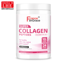 Péptidos de Colágeno Shecome de Alta Absorción, Suplemento de Colágeno de Animales Alimentados con Pasto, Tipos I y III, Favorece la Salud del Cabello, la Piel, las Uñas y las Articulaciones
