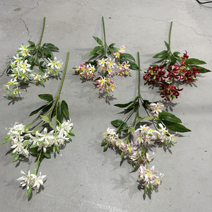 Fleurs artificielles de chèvrefeuille Yixuan en soie, bouquets décoratifs faits à la main pour mariage, arrangements au sol - Product Image 2