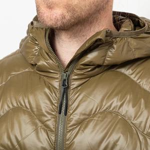 Doudoune à capuche Waves personnalisée Rom Nylon Ripstop très brillant avec 62g de duvet d'oie Premium 800FP ourlet réglable - Product Image 4