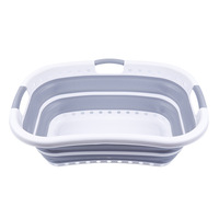 Panier de rangement multifonctionnel populaire pour la maison, panier à linge en plastique pliable, grand panier à linge, boîtes de rangement pour jouets pliables, panier à linge