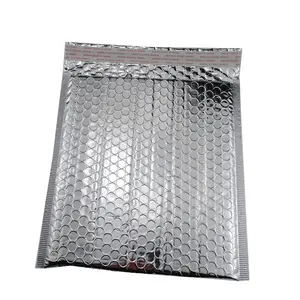 Custom Logo Silver Foil Bubble Envelope Padded Mailer