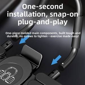 Appareil de fitness portable à six roues pour abdominaux, avec soutien du coude, pour l'exercice à domicile, durable - Product Image 3