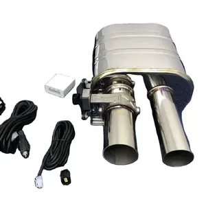 High quality stainless Steel universal valvetronic exhaust muffler with cutout valve