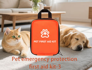 Kit di pronto soccorso per animali domestici con strumenti dentali per cani e gatti-forniture mediche di emergenza per uso esterno e interno - Product Image 3