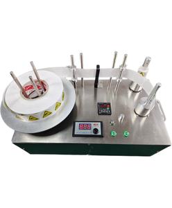 Rebobineuse d'étiquettes avec compteur de feuilles préréglé, séparateur de rouleaux, rebobineuse de laminés et découpe efficace - Product Image 1