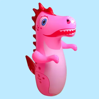Sac de frappe gonflable de boxe roulante, jeux pour garçons et filles, jouets sportifs, jouet gonflable de dinosaure qui tombe