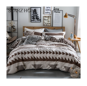 Starz Nhà Giá Rẻ Duy Nhất Trắng Giường Bao Gồm Và Khăn Ctrải Giường Với Duvet <span class=keywords><strong>Set</strong></span> Thiết Kế Bộ Đồ Giường Sang Trọng Thương Hiệu Bộ Đồ Giường Thiết Lập - Product Image 1
