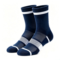 Chaussettes de padel rembourrées, échantillon gratuit pour les tournois professionnels en extérieur, coton peigné de qualité supérieure, soutien de la voûte plantaire, lettres personnalisables