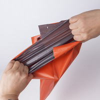 Sac de courrier en plastique, pochette de livraison, pour vêtements, avec LOGO personnalisé, Poly, Orange, unités