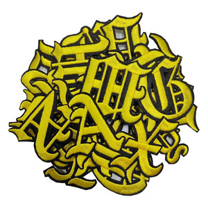 Hot 26 Chenille Glitters carta parches hierro en palo inicial en parches bordados decorativos para ropa sombreros chaqueta Jeans - Product Image 1