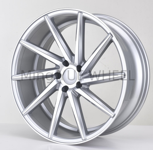 Jantes de voiture de tourisme Mingyue Flow Forming 17 18 <span class=keywords><strong>19</strong></span> 20 pouces à fond profond argentées pour Audi A4 A5 BMW3 5 <span class=keywords><strong>7</strong></span> Series <span class=keywords><strong>Golf</strong></span> Polo VW Polo <span class=keywords><strong>Golf</strong></span> - Product Image 2