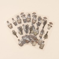 Kit d'autocollants 3D personnalisés en PET pour paysages DIY, herbarium magique anti-stress