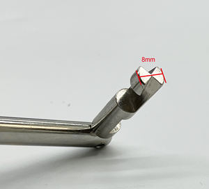 Drop Key <span class=keywords><strong>General</strong></span> Emergency Elevator Door Triangle Key Fireman Brigade Security Plus Lift Key Locksmith Tool Acero inoxidable-9906 - Product Image 4