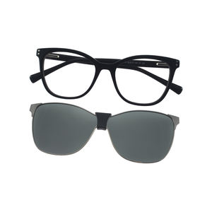 Nouveauté lunettes de soleil polarisées UV400 <span class=keywords><strong>Clip</strong></span> sur cadre 2025 acétate boîtier personnalisé lunettes <span class=keywords><strong>Clip</strong></span> magnétique sur lunettes - Product Image 1