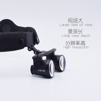 Chenwei 2.5x 3.5x Microscope dentaire réglable CE approuvé loupes avec lumière LED