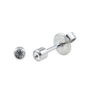 Kristall-Ohrringe mit Fassung, durchstechbar, Patronenform, gemischte Farben, 24 Stück je Farbe, sterilisiert, Einwegartikel - Product Image 3