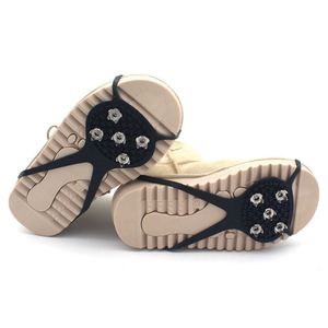 Crampons antidérapants en silicone pour chaussures et bottes, avec 5 pointes en acier, pour la glace et la neige - Product Image 5
