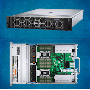 เซิร์ฟเวอร์ระดับองค์กรรุ่นใหม่ Poweredge R7625 ที่ปรับปรุงประสิทธิภาพ GPU รองรับ Epyc PCI Gen5 หน่วยความจำ DDR5 ไดรฟ์ NVMe และ SAS - Product Image 1