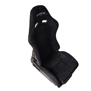Asiento de Carreras de Lujo Ajustable con Rieles Deslizantes de Terciopelo, Asiento de Butaca de Fibra de Vidrio Modificado con Respaldo Ajustable, Asientos de Coche Modificados - Product Image 3