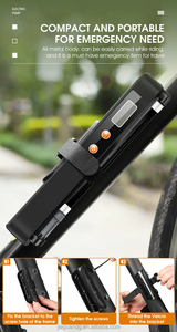 Bomba de Bicicleta Eléctrica Inteligente Prostar, <span class=keywords><strong>Mini</strong></span> Bomba Portátil de Aleación de Aluminio con Manómetro de 130-160 PSI, <span class=keywords><strong>Inflador</strong></span> Automático de Bicicleta - Product Image 5