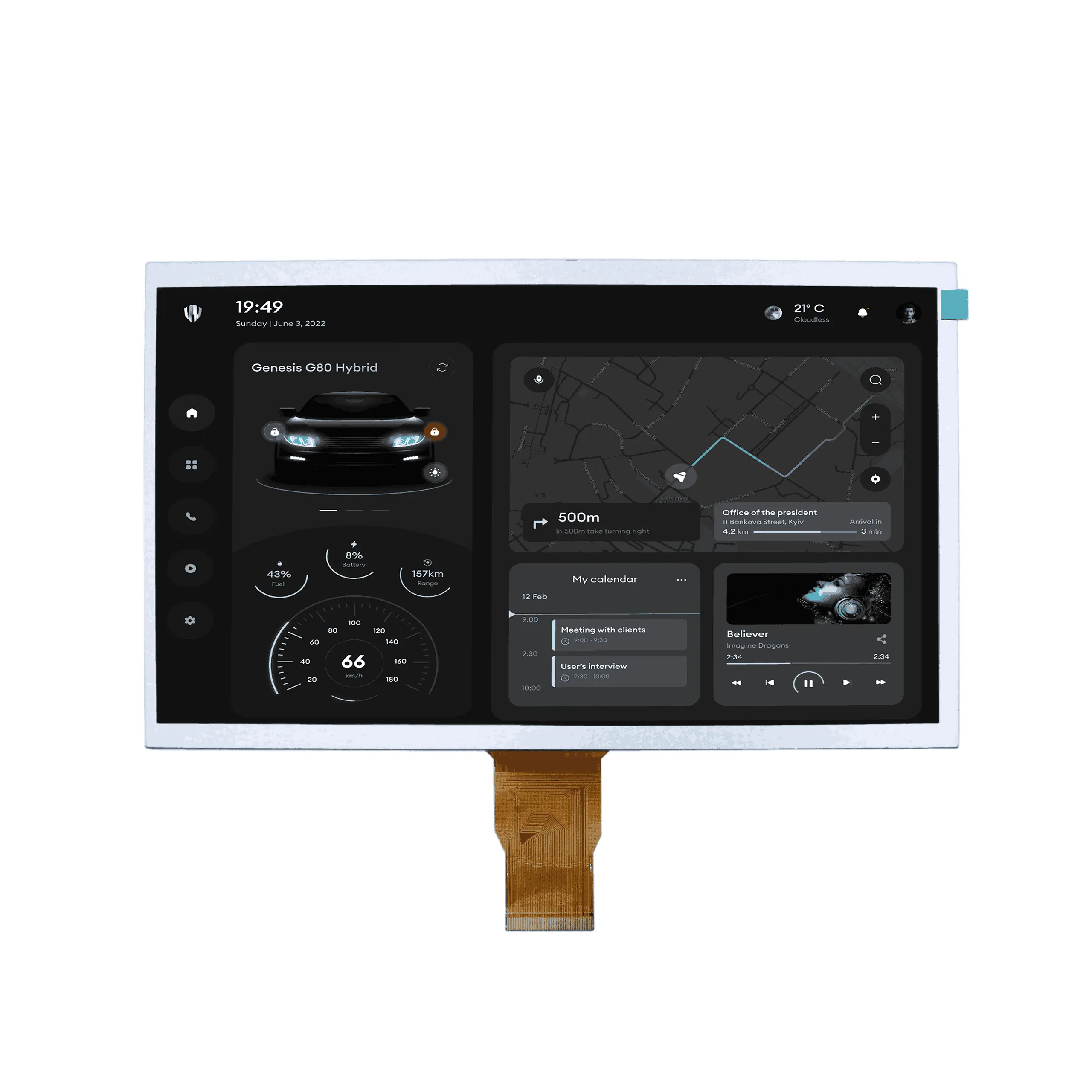 도매 가격 10.1 인치 터치 스크린 디스플레이 LCD Tft 화면 10.1 "공급 101 LCD 산업 패널 제조업체