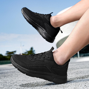 Nouvelles baskets de luxe en cuir véritable style 2026, marron, décontractées, à lacets, semelle épaisse rehaussante pour hommes - Product Image 5
