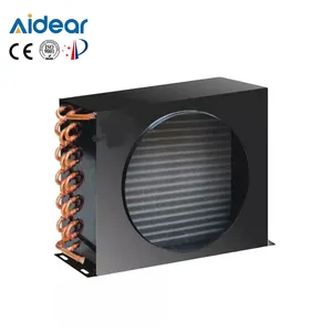 Aidear aluminum tube radiator fin tube air cooler integral tube fin heat exchanger for food grade use refrigeration equipment