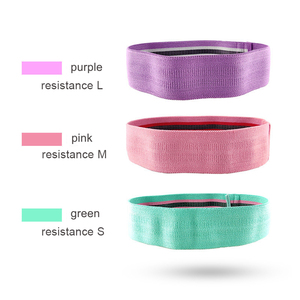 Fascia elastica in corda elastica 3 pezzi Set fasce elastiche per <span class=keywords><strong>esercizi</strong></span> con bottino dell'anca in tessuto elasticizzato in cotone resistente - Product Image 2