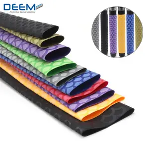 DEEM Skid proof daralan tüp olmayan kayma ısı borusu shrink kolları için balık pulu desen tüp Wrap olta kavrama çubuğu