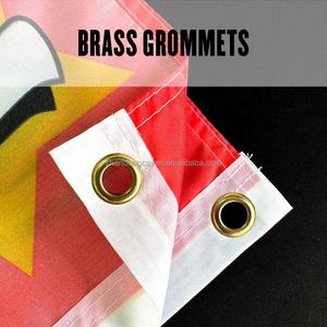 Bannières murales promotionnelles en tissu polyester grand format, personnalisables avec logo, pour publicité, drapeaux de pays et plumes - Product Image 4